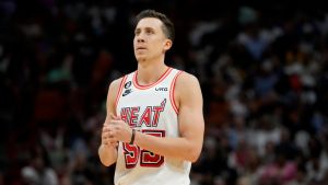 熱火射手Duncan Robinson。(圖/美聯社/達志影像) ▲熱火射手Duncan Robinson。(圖/美聯社/達志影像)