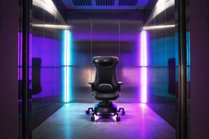 ▲酷碼科技推全球第一款觸覺引擎遊戲椅《 Motion 1》，提升遊戲的沉浸感和真實感。（圖／酷碼科技提供）