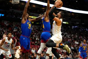 金塊、熱火將上演頂尖對決,這也是NBA總冠軍賽的全新組合。(圖/美聯社/達志影像) ▲金塊、熱火將上演頂尖對決,這也是NBA總冠軍賽的全新組合。(圖/美聯社/達志影像)