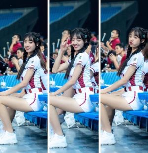 跟企鵝妹一樣仙!粉絲挖出「樂天寶藏女孩」 才跳1年:經歷超狂 ▲不少人心疼嘎琳太瘦了,希望她再長點肉會更美。(圖/翻攝嘎琳臉書)
