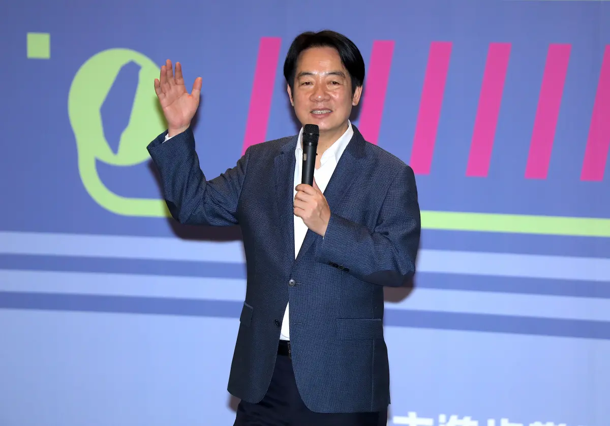 賴清德民調暫居領先，不過仍不能大意。資料照片