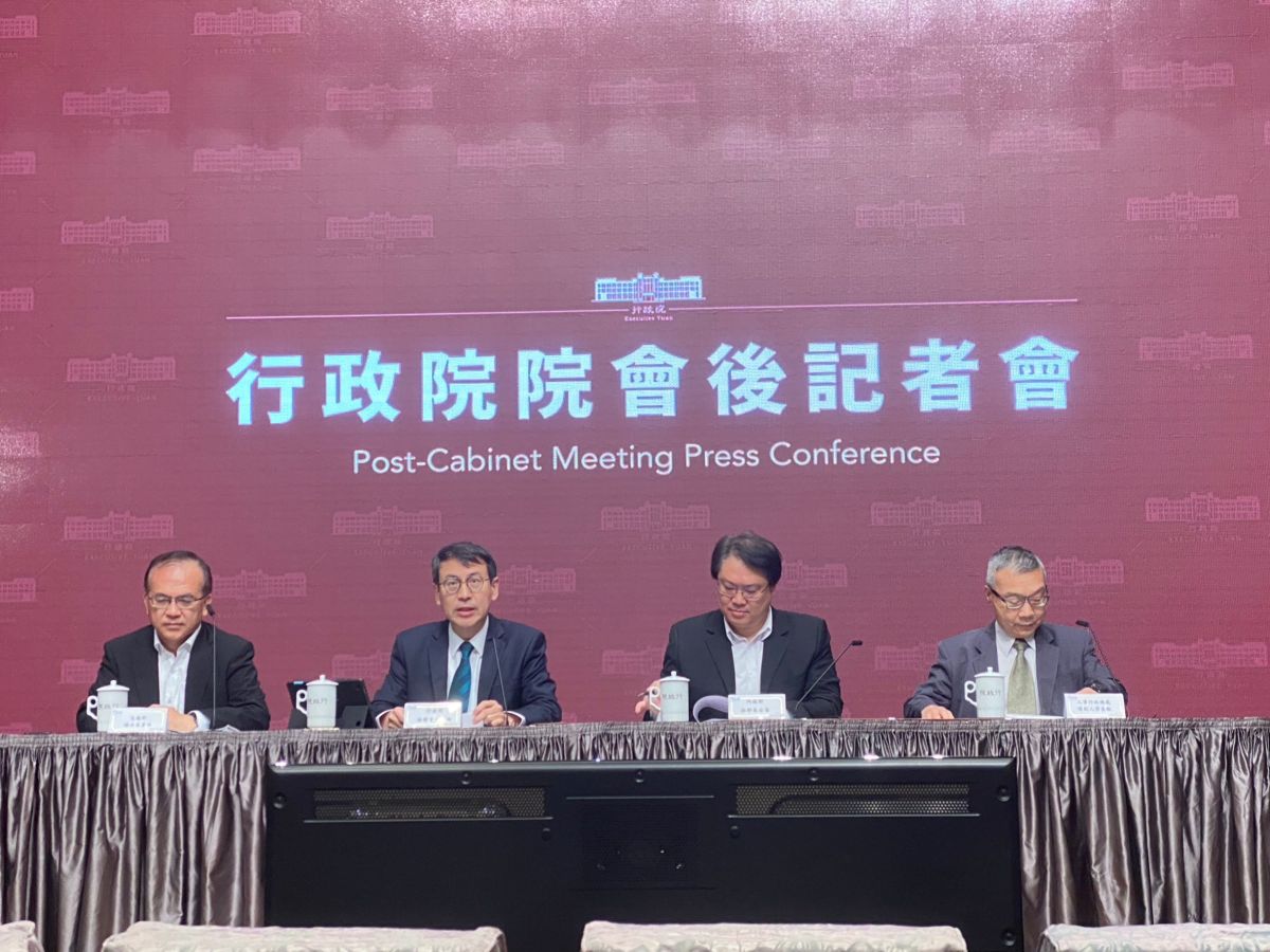 ▲「台美21世紀貿易倡議」今日將於美國華府簽署首批協定，政院發言人林子倫表示努力朝台美全面FTA前進。（圖／記者陳威叡攝，2023.06.01）