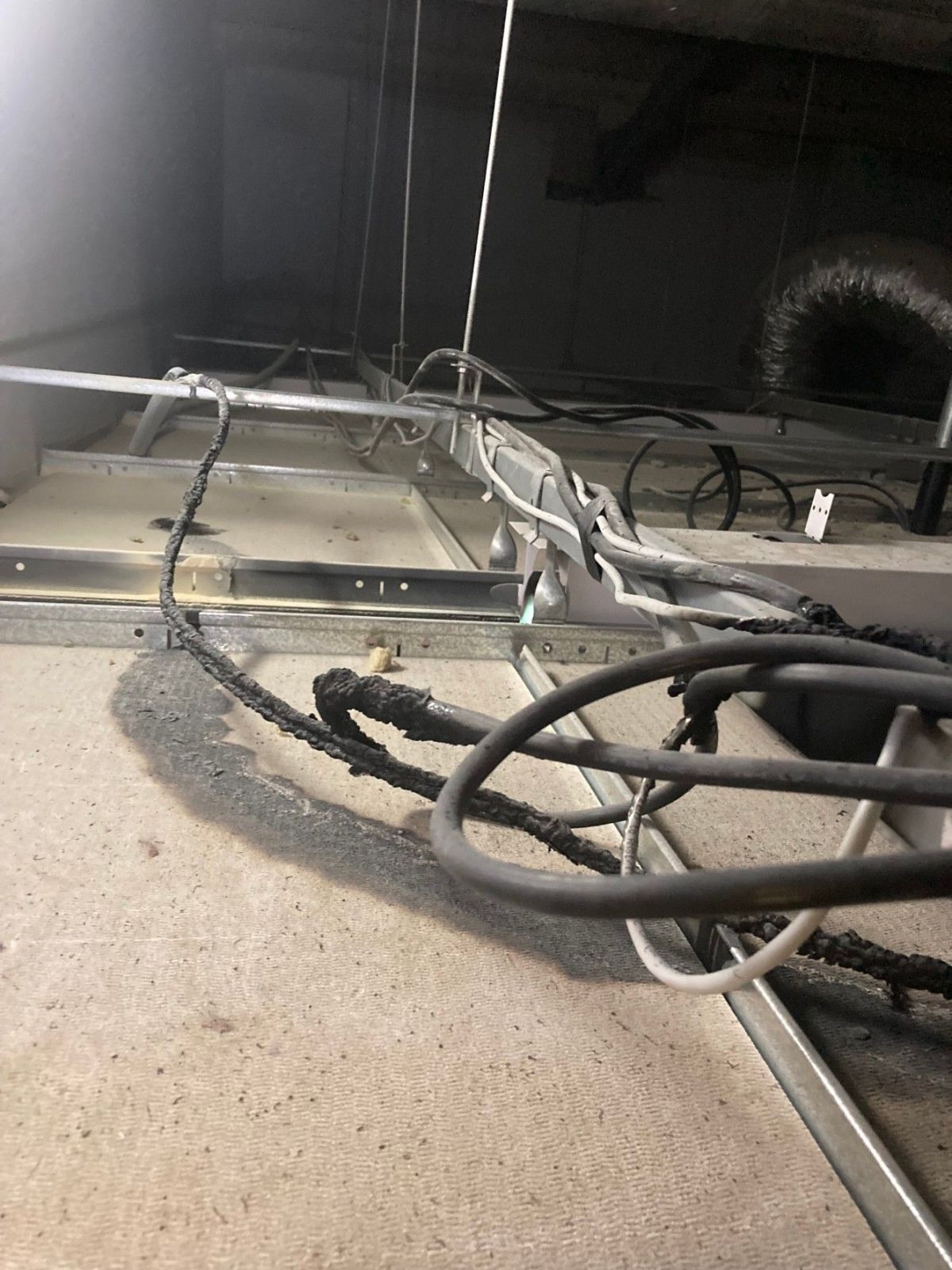 ▲中市府惠中樓1樓願景館的「飛閱台中5D劇院」傳出煙霧異味(圖／市政府提供2023.6.1)