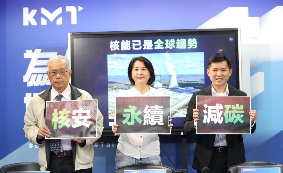 ▲王鴻薇強調侯友宜沒有反核電。（圖／文傳會提供）