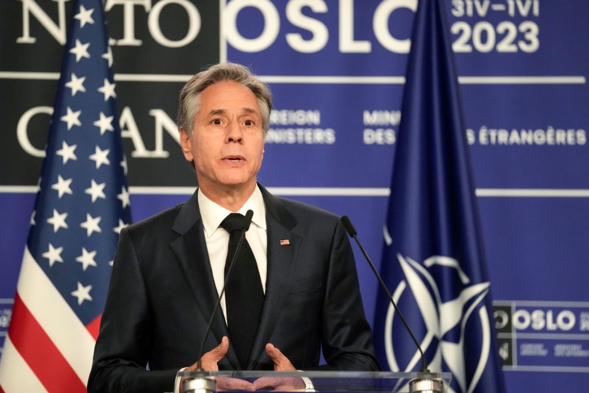 ▲美國國務卿布林肯今年2月的訪中行程因為「間諜氣球」風波無限期延遲，如今外媒報導稱數週內該行程將重新啟動。（圖／美聯社／達志影像）