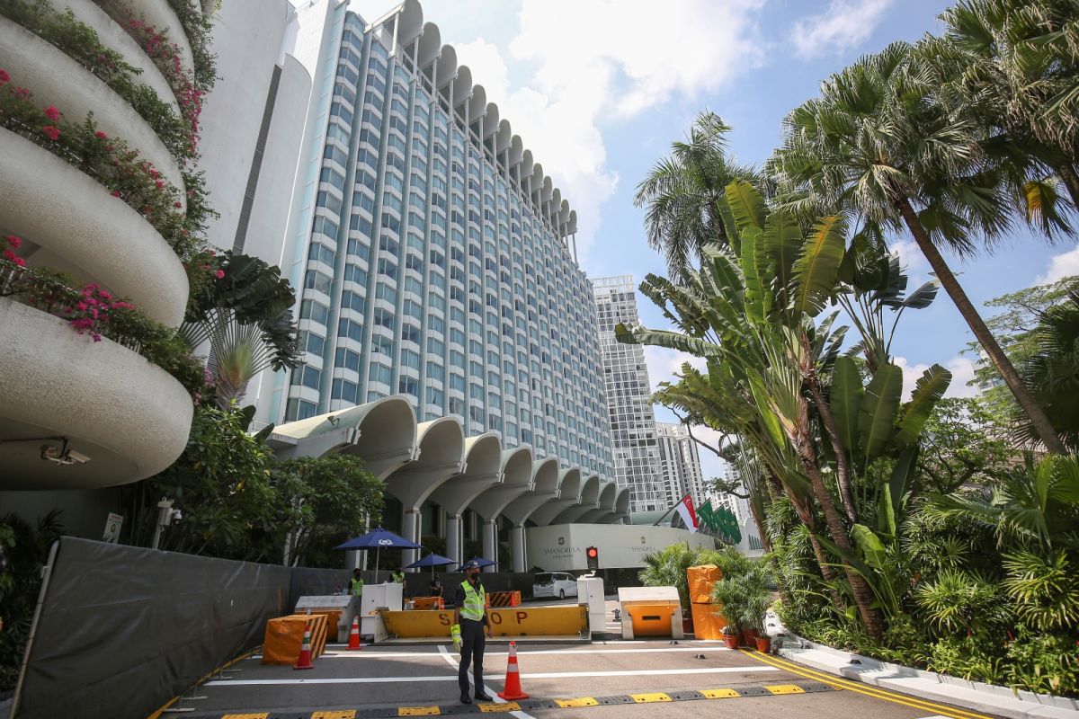 ▲逾40國代表出席的「香格里拉對話」，2至4日於新加坡香格里拉大酒店（圖）舉行。資料照。（圖／美聯社／達志影像）