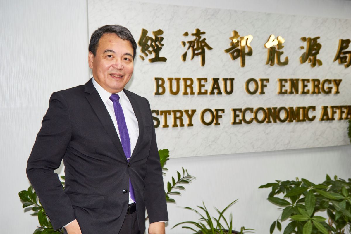 ▲湯政仁藉著大同及台鋼經驗  看見綠能世代氫能商機。