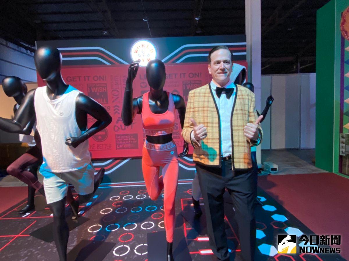 ▲睽違4年，World Gym今辦春酒，宴請5000員工，台灣區總裁宣布跨足健身服飾、健身用具等零售服務。（圖／記者金武鳳攝，2023.6.2)