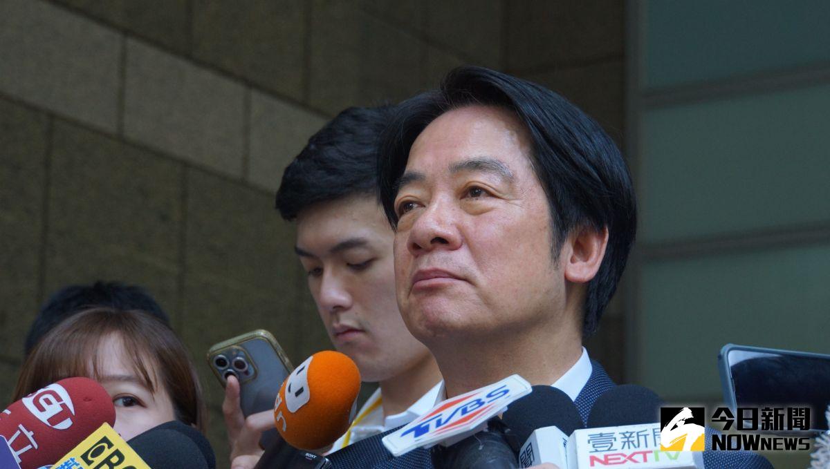 ▲民進黨主席、副總統賴清德表示，性騷案件一定用最嚴格黨規處置，也呼籲被申訴者要誠懇面對。。（圖／記者呂炯昌攝）