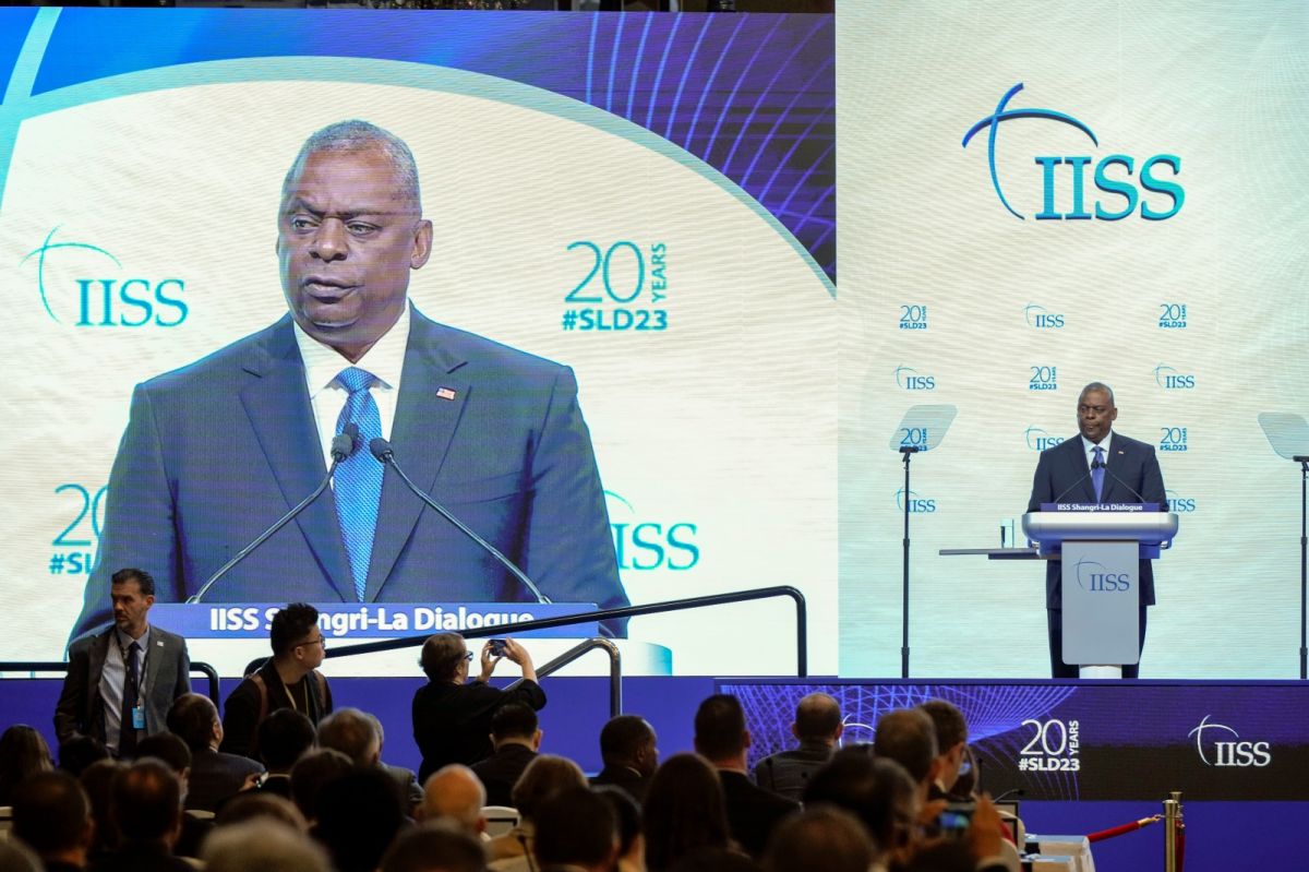 ▲香格里拉對話上，3國國防官員呼應美國國防部長奧斯汀（Lloyd Austin）言論。奧斯汀強調，溝通與合作對維持區域安全及穩定至關重要，而不僅只是軍事力量。。（圖／美聯社／達志影像）