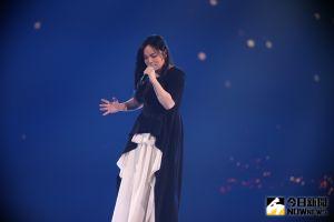 ▲hito音樂獎，徐佳瑩獻唱虐心情歌〈沒有第三者的分手〉。（圖／記者陳明中攝影） 