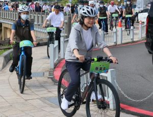 總統蔡英文響應世界自行車日　串聯讓世界看見臺灣
