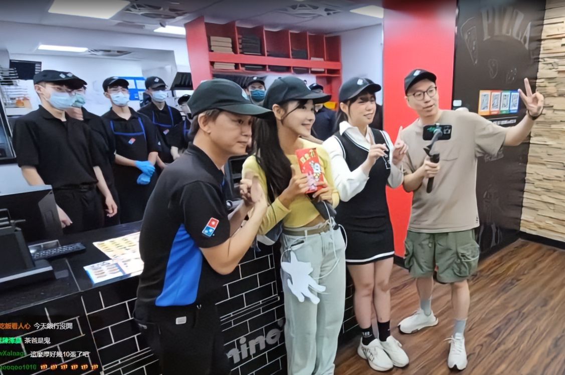 ▲企鵝妹在環島挑戰完成度近8成時，她突然返急返北部，更收到大乾爹送「超厚實體紅包」。（圖／Twitch@Jinntty）