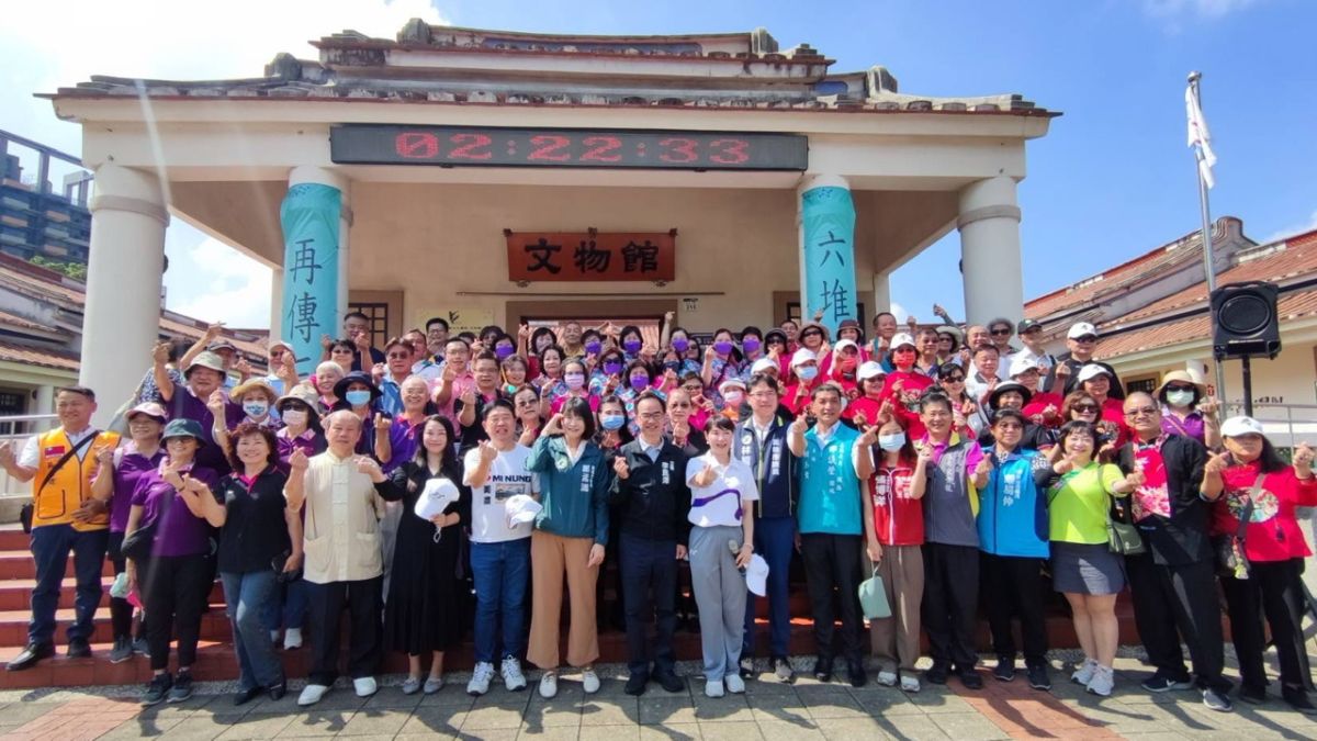 ▲六堆日升旗大合照。（圖／高市府客委會提供）