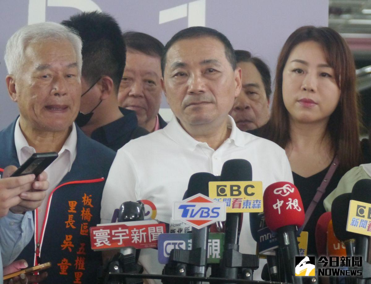 ▲對於民進黨性騷案件越爆越多，侯友宜受訪說這是組織文化結構非常嚴重的問題。（圖 ／記者吳嘉億攝，2023.06.05）