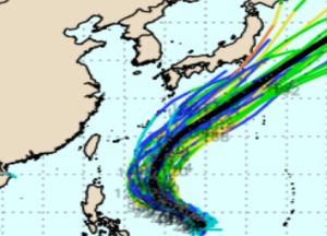 ▲第3號颱風「谷超」若生成，預計會在遠離台灣東側就迴轉，目前對台灣並無威脅。（圖／「三立準氣象．老大洩天機」）
