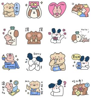 ▲免費貼圖「 小三美日×米工Better mii」。(圖/取自LINE) ▲免費貼圖「 小三美日×米工Better mii」。(圖/取自LINE)