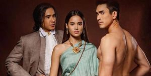 ▲泰國3台播出的古裝泰劇《金娜麗花紋》。（圖／翻攝自Instagram）