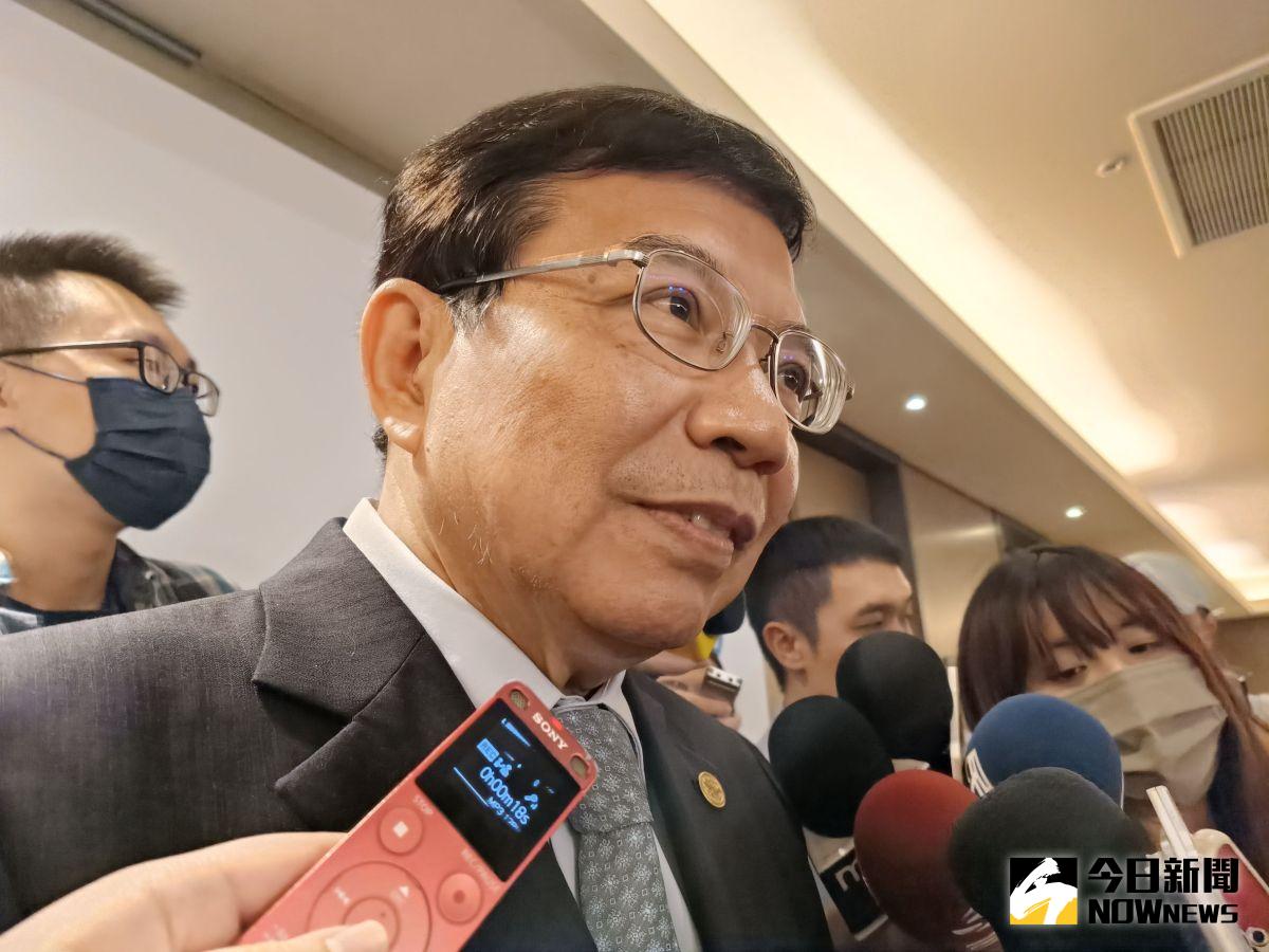 ▲交通部長王國材今（11）日坦言，一開始港公司的確有一些想法。（圖／記者許若茵攝，2023.06.06）