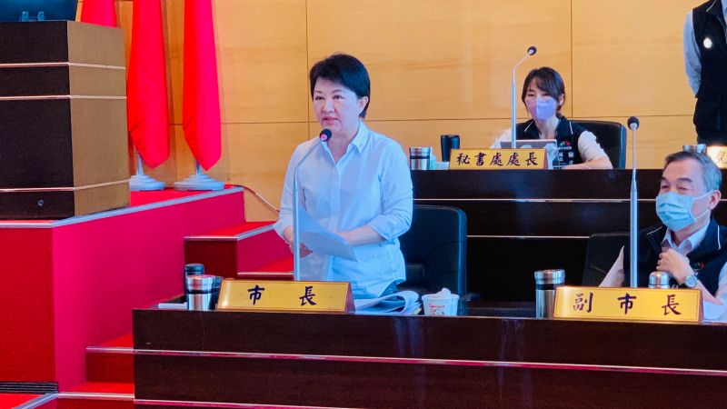 ▲盧秀燕表示中捷現在的因應措施都是為了增加市民信心，被嘲笑沒關係。（圖／記者顏幸如攝，2023.06.06）