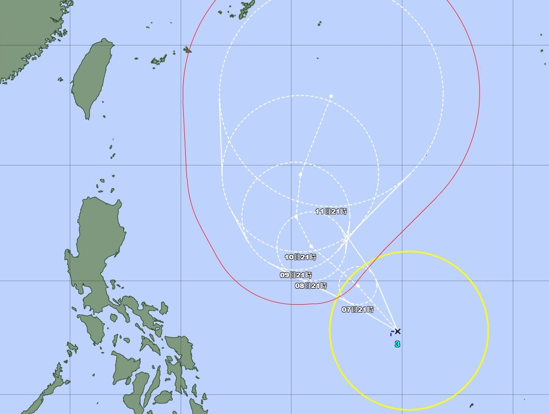 ▲日本部分地區6月8日到9日可能因鋒面影響帶來強降雨，日本氣象廳呼籲民眾嚴防可能出現災情。另外，今年第3號颱風谷超（國際命名: GUCHOL）下週起可能也將影響日本。（圖／翻攝台灣颱風論壇｜天氣特急臉書）
