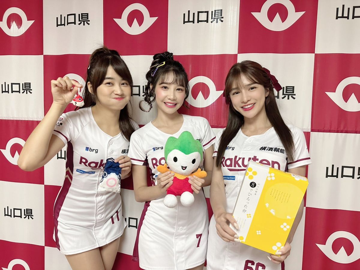 ▲人氣火紅的樂天女孩筠熹、岱縈和陳伊受邀前往山口縣，擔任觀光推廣大使（圖／樂天提供）
