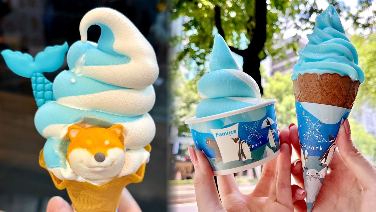 ▲全家霜淇淋買1送1又來了，蘇打霜淇淋9元開吃，一招變絕美人魚冰。（圖／雨田先生、業者提供）