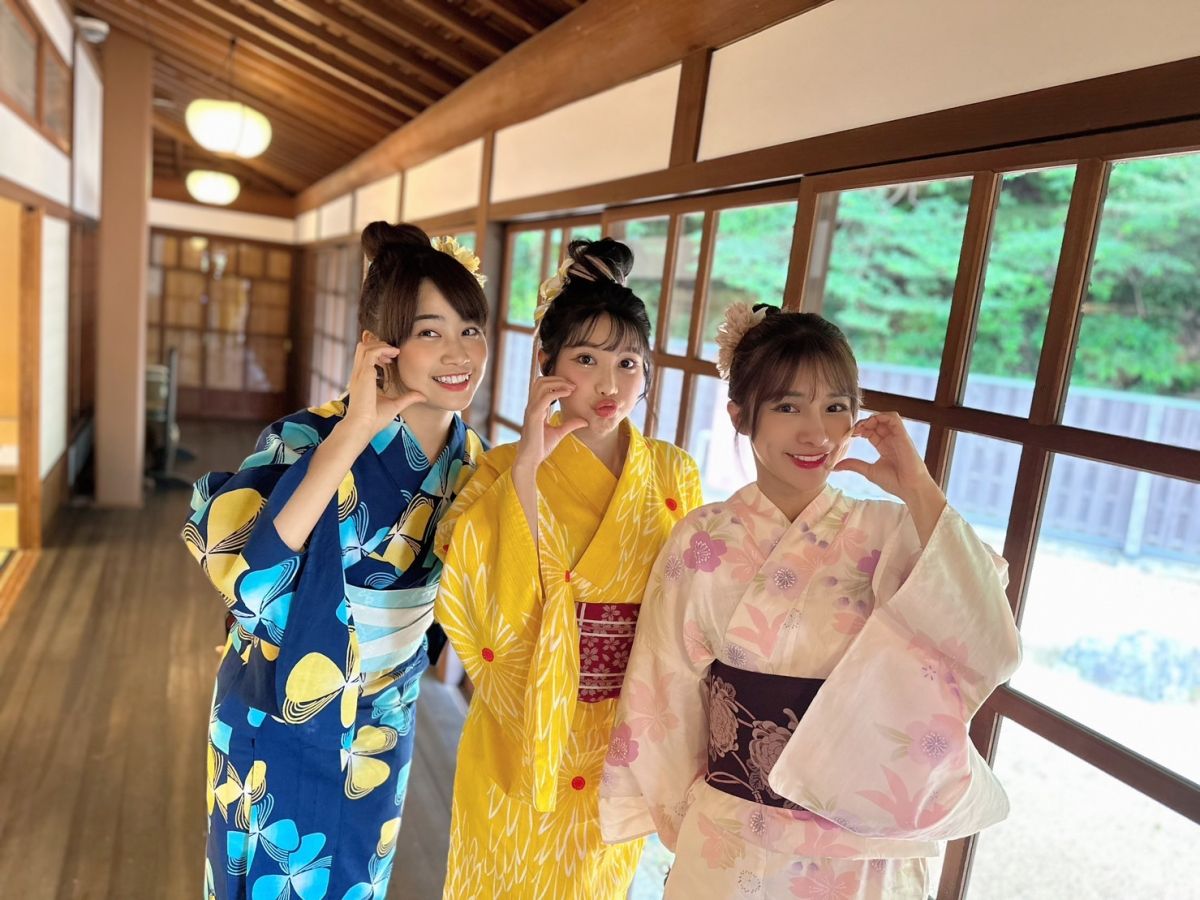 樂天女孩變身「櫻花妹！」筠熹、岱縈、陳伊任山口縣觀光大使