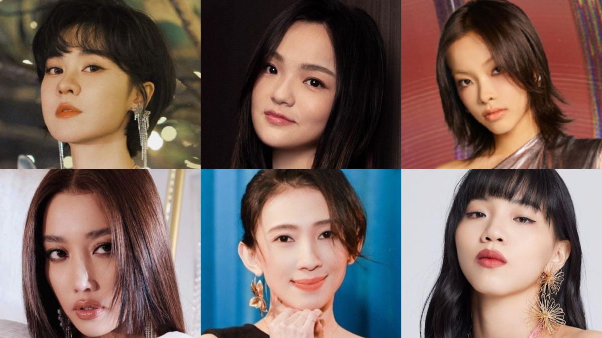 ▲第34屆金曲華語歌后超刺激，徐佳瑩（上排中）和戴佩妮（下排中）有望再拚第2座，A-Lin（下排左）五度叩關卻碰到大黑馬洪佩瑜（下排右）。（圖／IG、微博、何樂音樂提供）