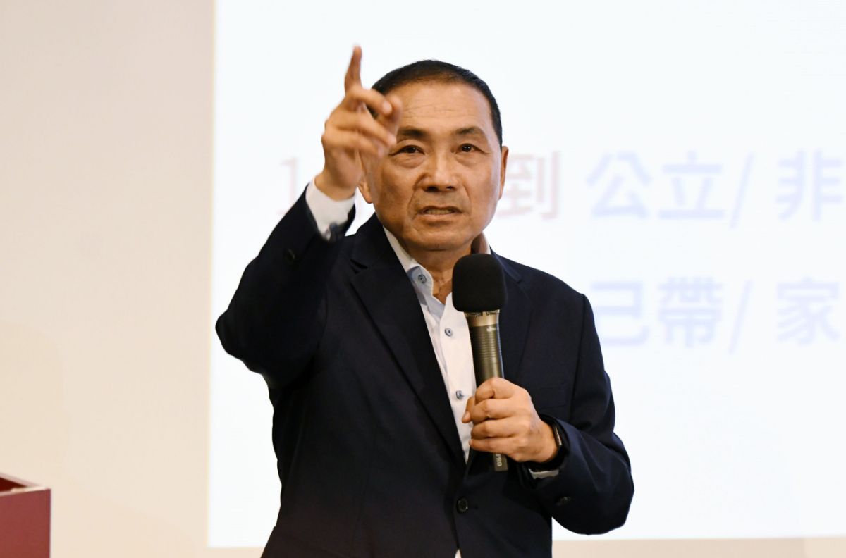 ▲國民黨新北市長侯友宜成為2024總統參選人，民調持續低迷。（圖／記者林調遜攝，2023.6.8）
