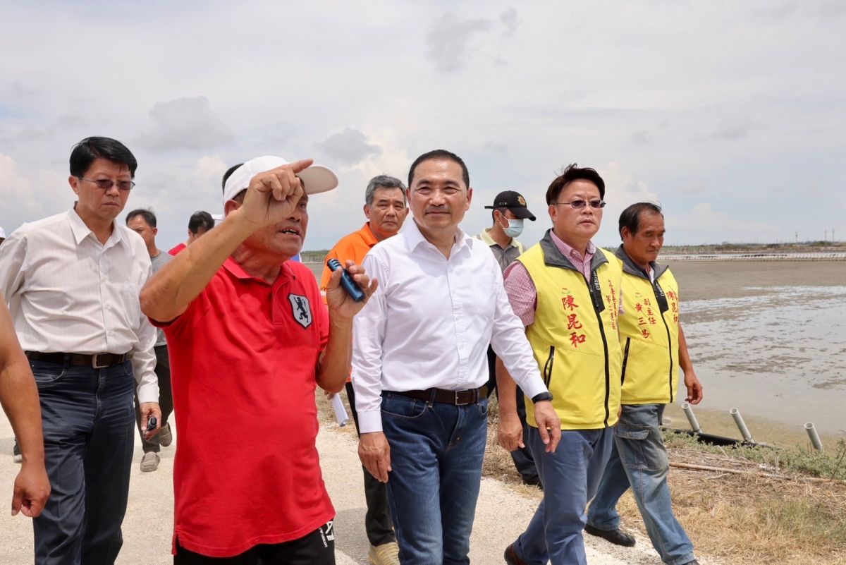 ▲侯友宜今日走訪台南。（圖／侯友宜辦公室提供）