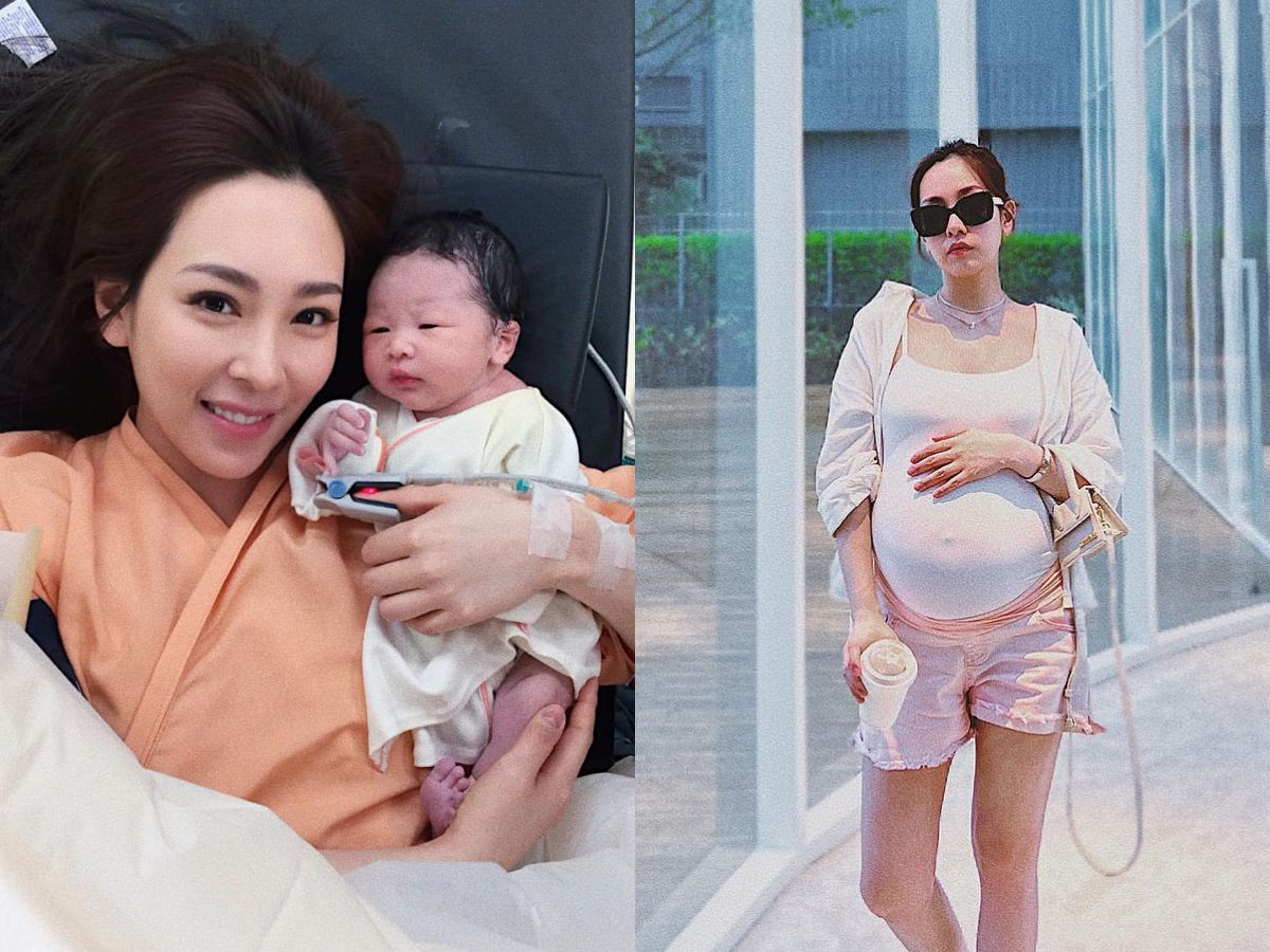 ▲丁巧唯和老公王鼎霖的女兒出生。（圖／翻攝丁巧唯臉書）