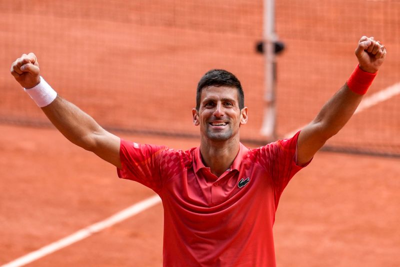 ▲塞爾維亞球王Novak Djokovic，第三度在法網男單封王，生涯23座大滿貫賽冠軍。（圖／美聯社／達志影像）