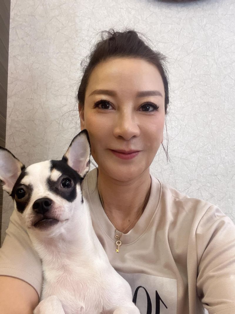 ▲楊繡惠升格當姨婆，藏不住喜悅之情。（圖／翻攝自楊繡惠臉書）