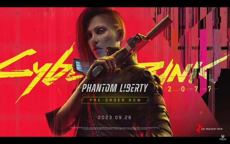 ▲CD Projekt RED正式宣佈，醞釀許久的《電馭叛客 2077》（Cyberpunk 2077）首部資料片《自由幻局》將於今年9月26日上線。（圖／Xbox YouTube）