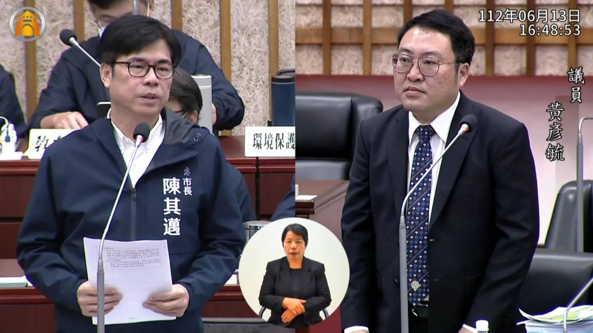 ▲高市前鎮小港新科議員黃彥毓今天首次進行總質詢，他坦言，面對總質詢比選舉造勢時上台面對幾千名民眾還要緊張。(圖／市議員黃彥毓提供)