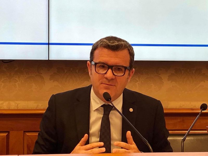 ▲義大利參議院副議長錢益友 （Gian Marco Centinaio）率團訪台。（圖／取自錢益友臉書）