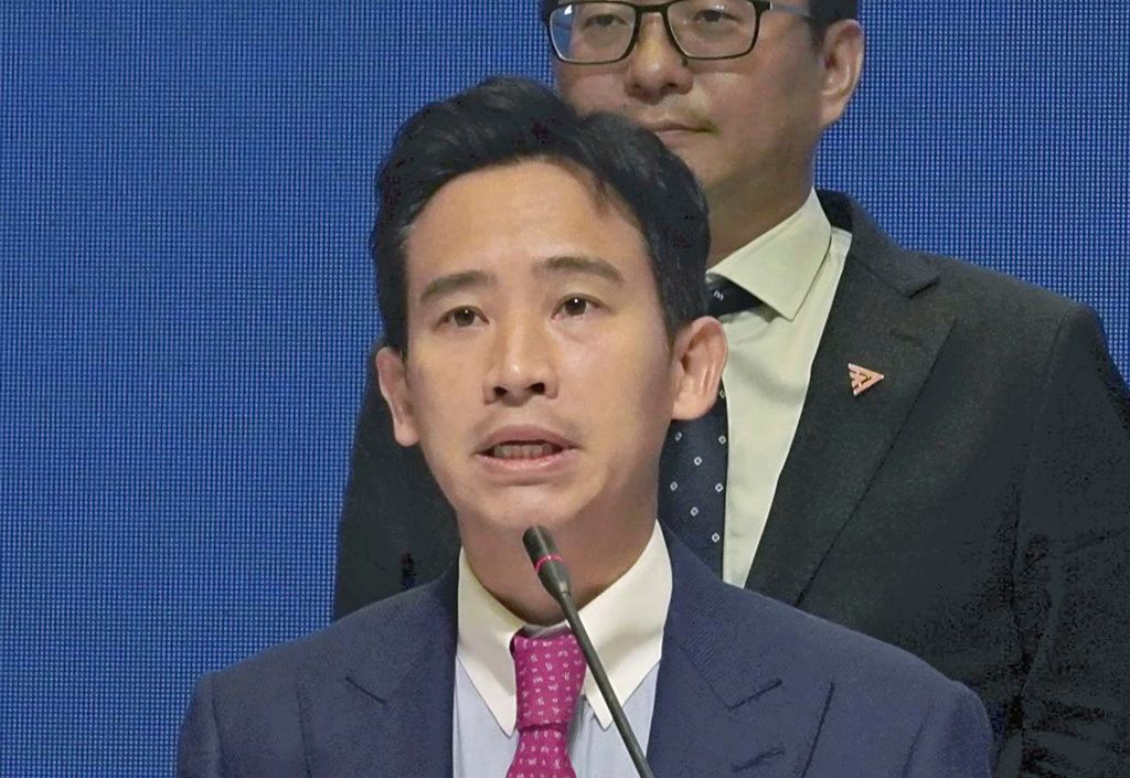 ▲泰國前進黨黨魁皮塔有機會組閣。（圖／美聯社／達志影像）