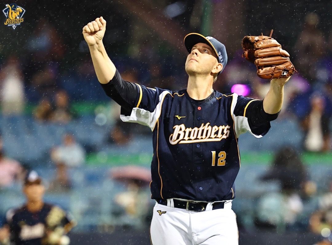 ▲中信兄弟先發投手金安，主投6局僅失1分。（兄弟提供）