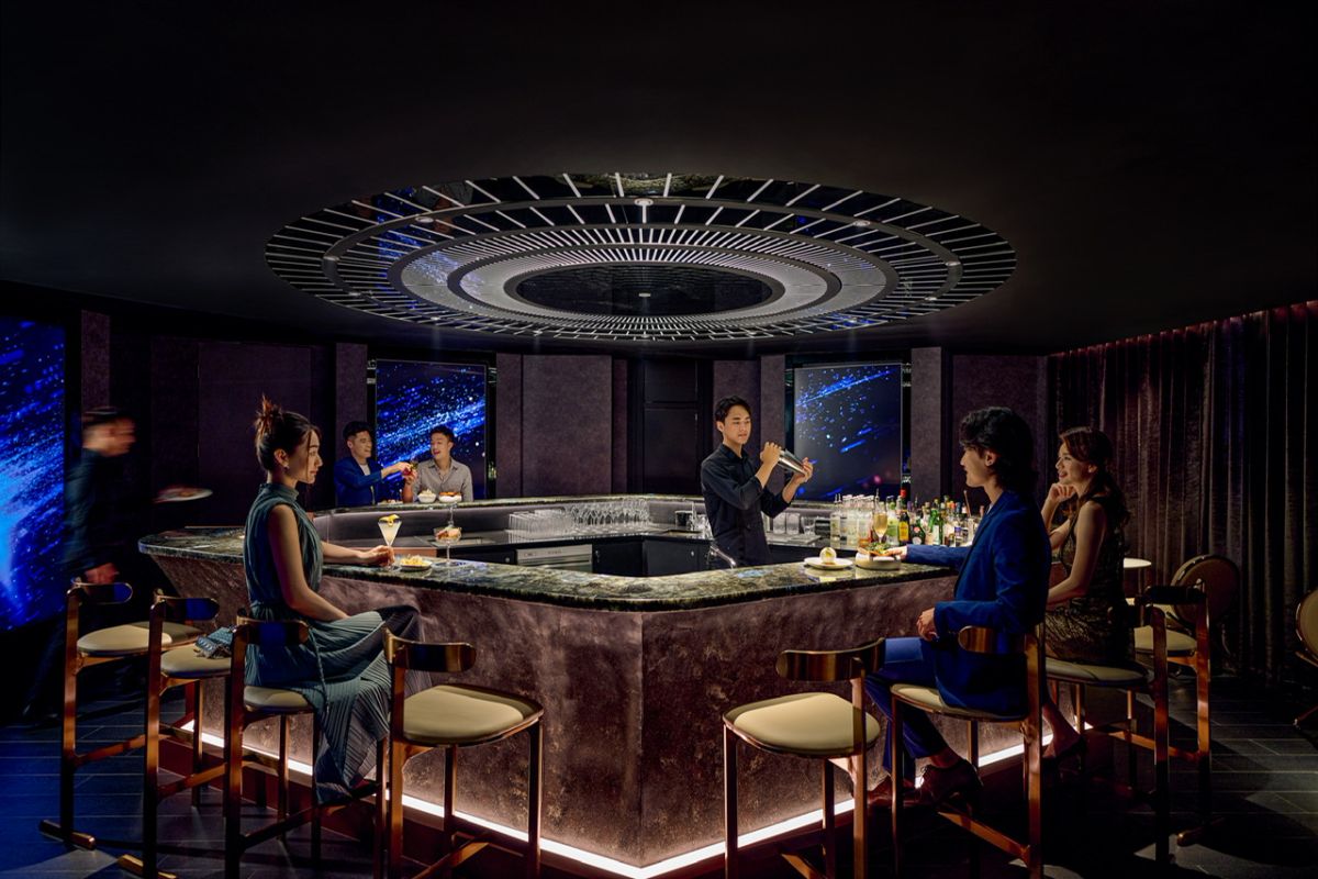 ▲「SS Bar春．宇宙星空酒吧」6月獲芬蘭Arch設計大獎Arch Design Award《室內設計金獎》。（圖／御盟集團提供）