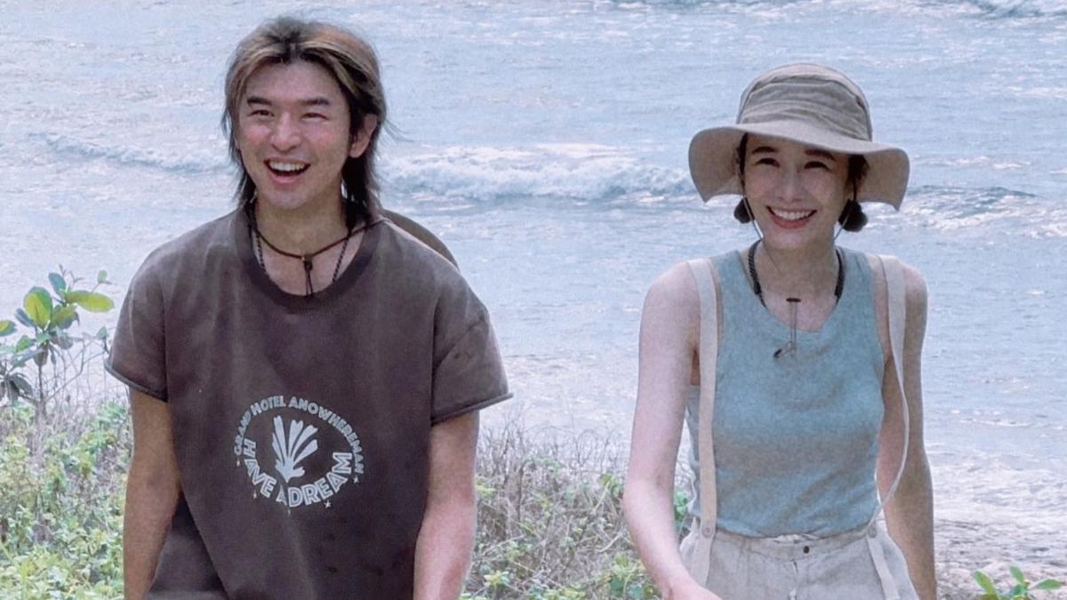 ▲陳柏霖（右）、千千「情侶照」曝光。（圖／翻攝自千千IG）