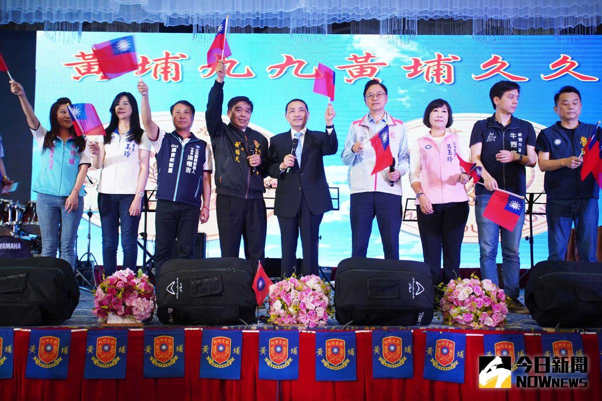 ▲黃埔建軍99週年千人力挺！侯友宜並宣示，明年他將以總統身分到鳳山陸軍官校，參加黃埔軍校建校百年校慶。（圖／記者李春台攝，2023.06.16）