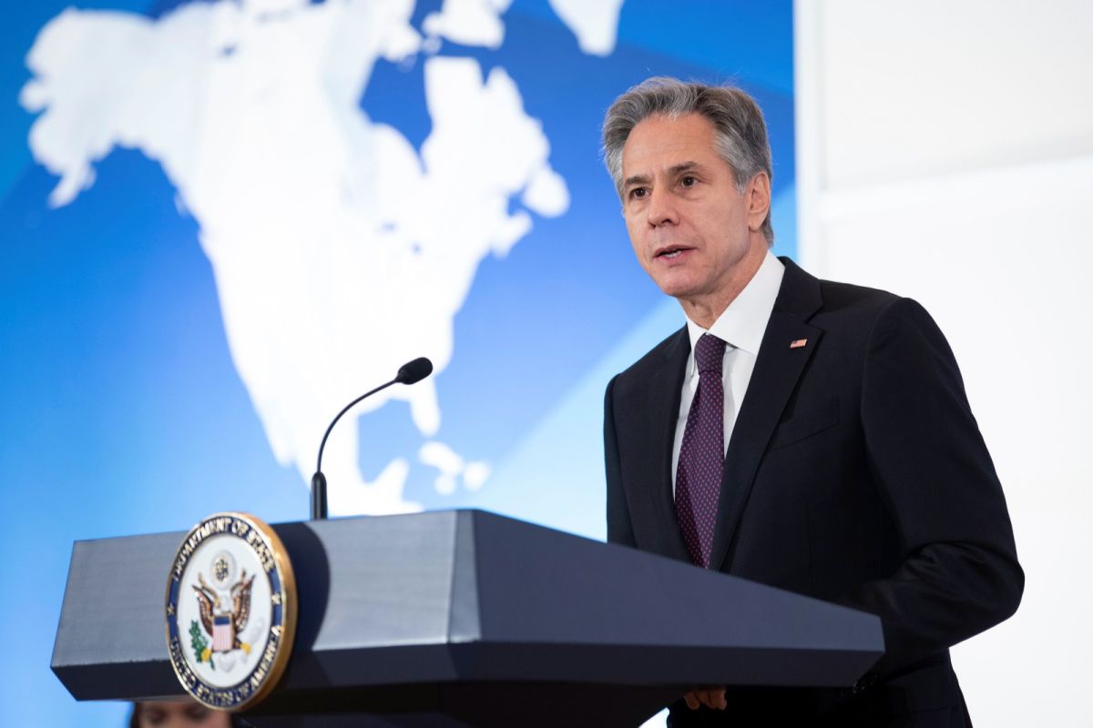 ▲美國國務卿布林肯（Antony Blinken）指出，他即將展開中國訪問行程，首要目的在於「藉消除誤解，避免誤判」以增強兩國溝通。（圖／美聯社／達志影像）
