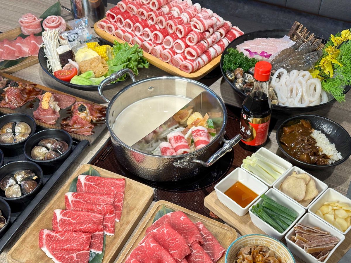 ▲馬辣「涮樂和牛鍋物」火鍋吃到飽進軍新竹，祭出北海道生食級干貝、九孔鮑魚、大帆立貝等免費送菜優惠；王品「初瓦」韓式料理插旗台中，祭出4人同行消費滿2500元現打75折。（圖／馬辣集團提供）