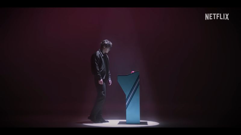 ▲姜河那決定加入456億韓元獎金的「魷魚遊戲」。（圖／Netflix YouTube）