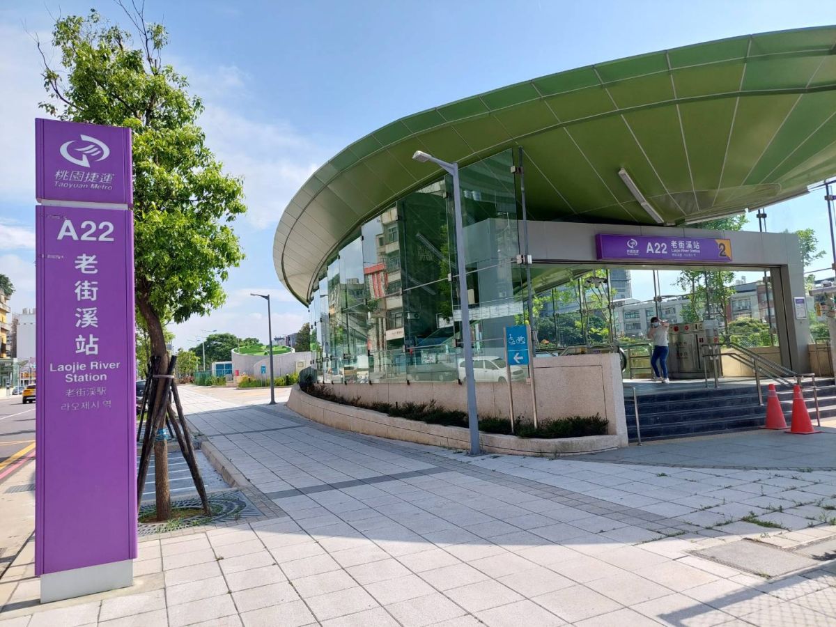 ▲交通部今（18）日履勘桃園機捷A22老街溪站，7月可望通車。（圖／交通部提供）
