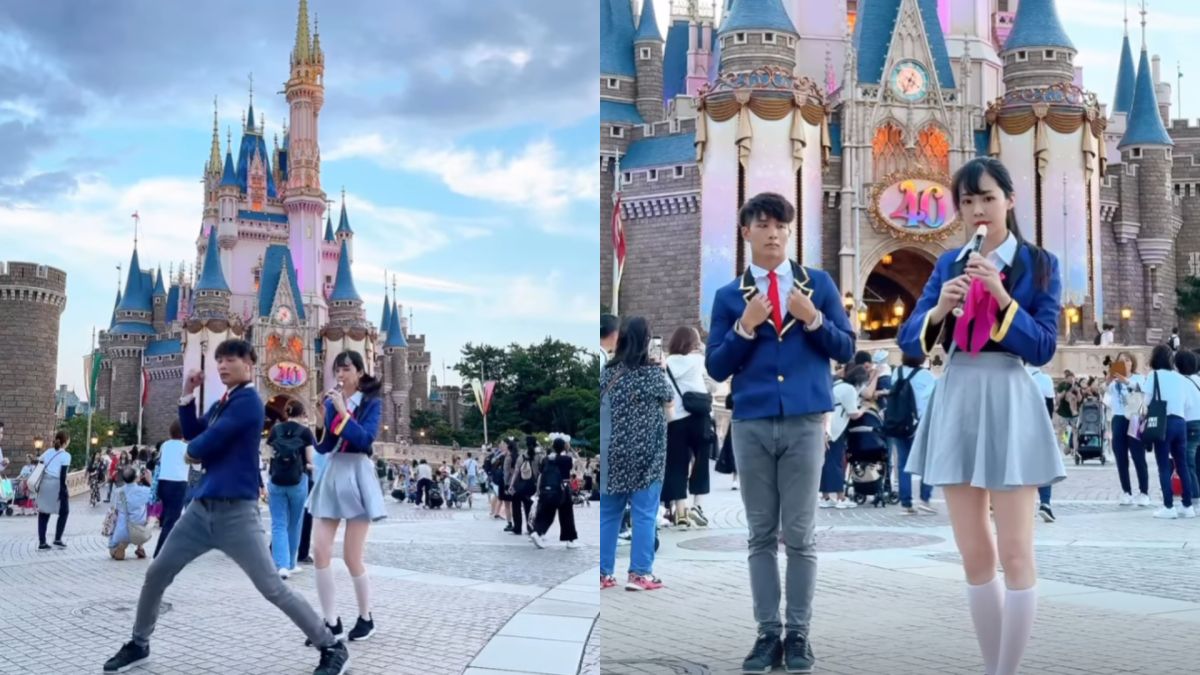 ▲台灣網紅「長笛姐姐」，在日本東京迪士尼樂園中違反規定，遭到日本網友留言撻伐。（圖／IG@lilyflute）