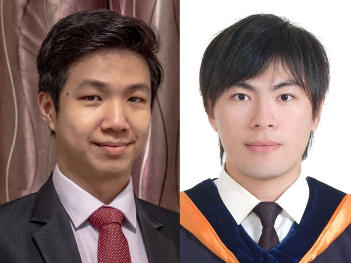 ▲中研院生物醫學科學研究所博士後研究學者蕭建靖（左），以及應用科學研究中心博士後研究學者劉遠萱（右）獲選出席第72屆林島諾貝爾獎得主會議。（圖／中研院提供）