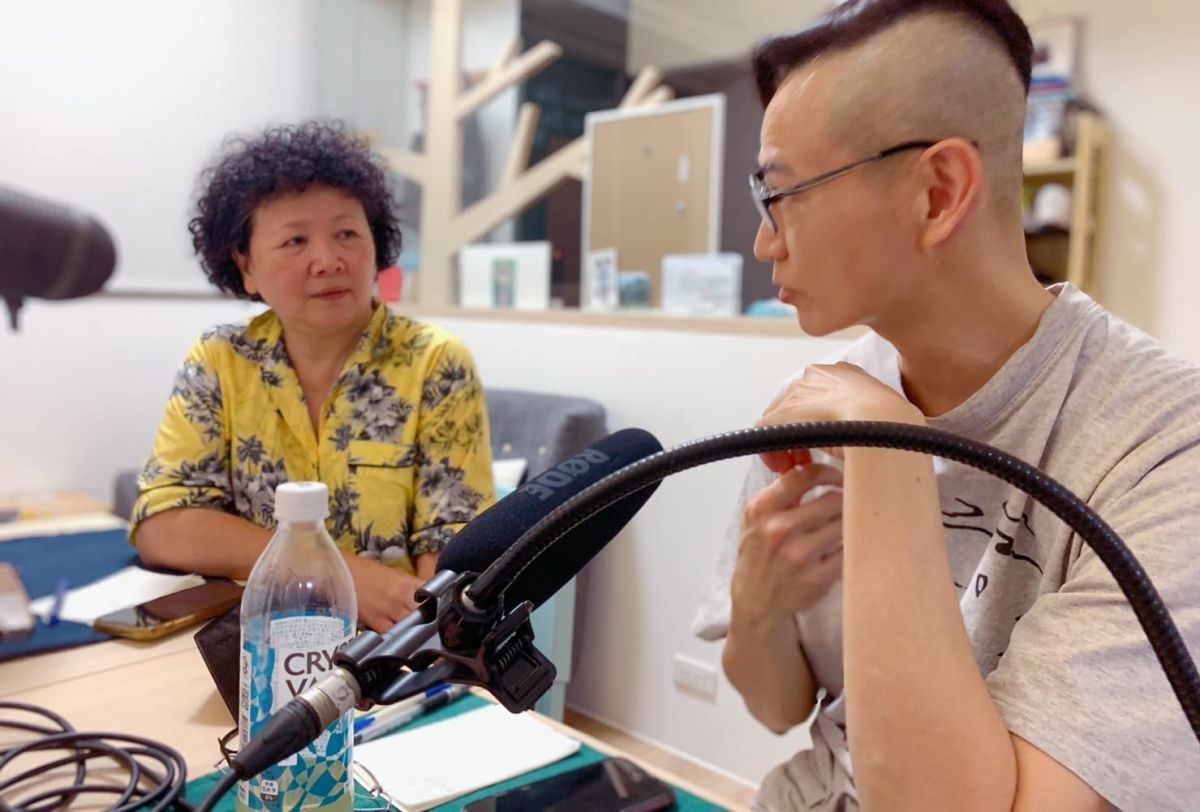 ▲王琄（左）、陳金煌認為表演課設計應循序漸進。（圖／院子公司提供）