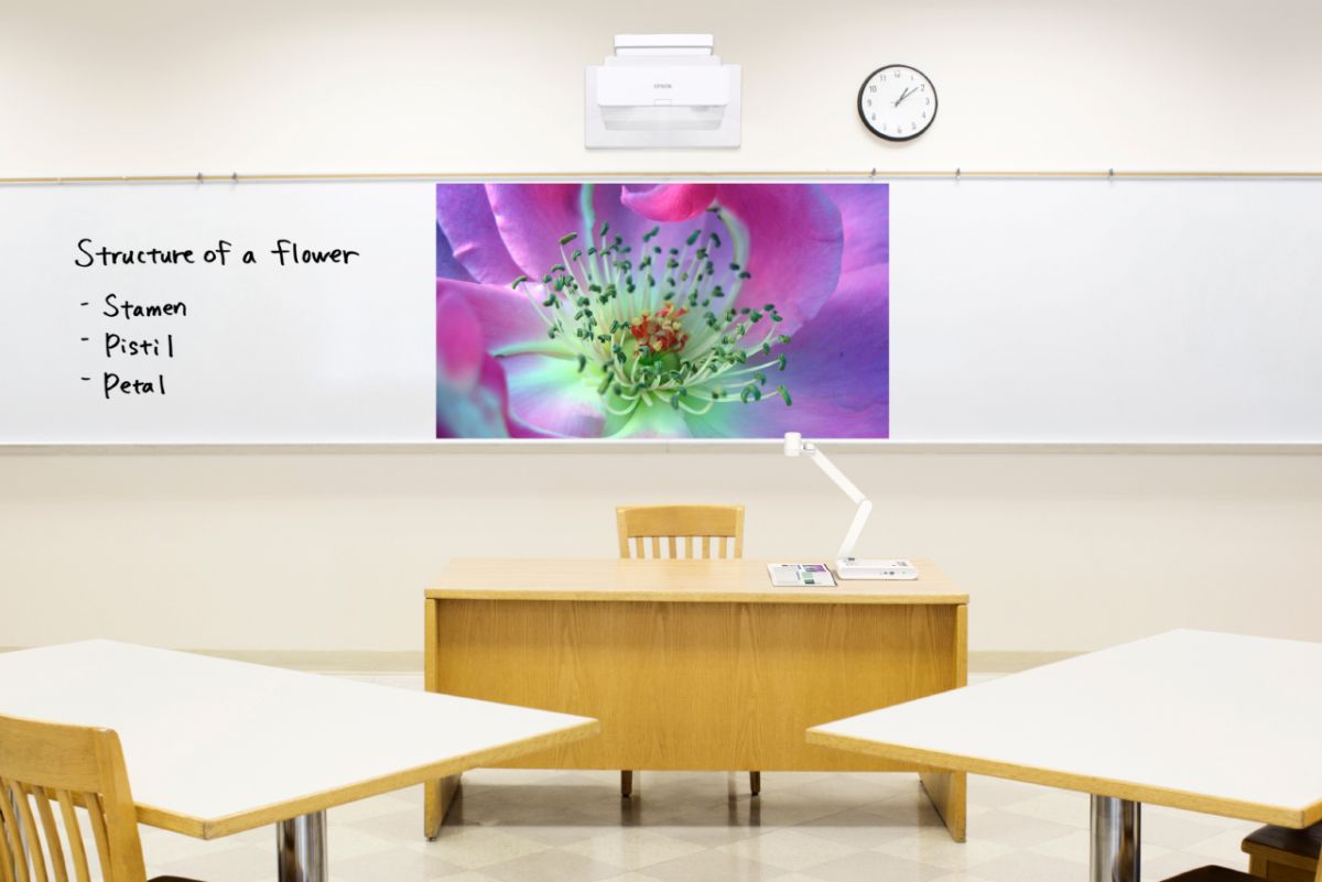 ▲ELPDC30 4K無線實物投影機搭載4K超高解析度和1300萬畫素的鏡頭。(圖/品牌提供)